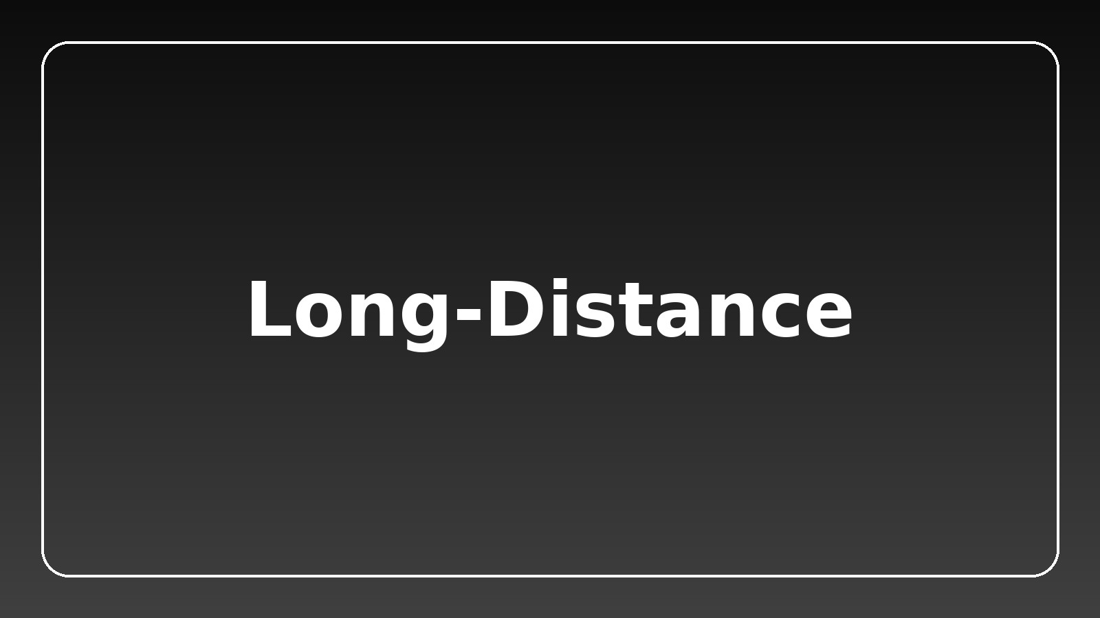 Long distance transfer scenic highway